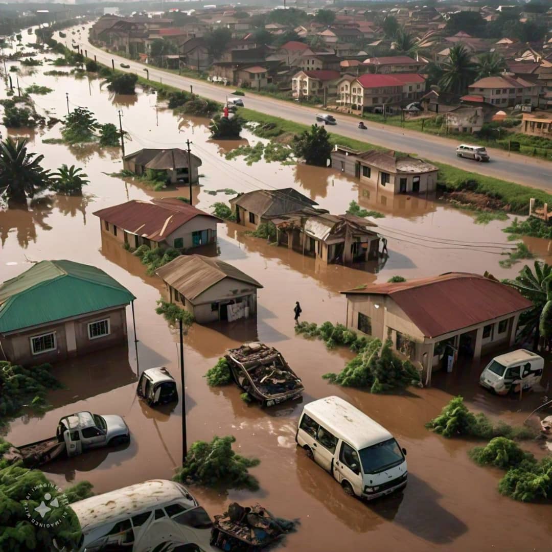 Flooded area