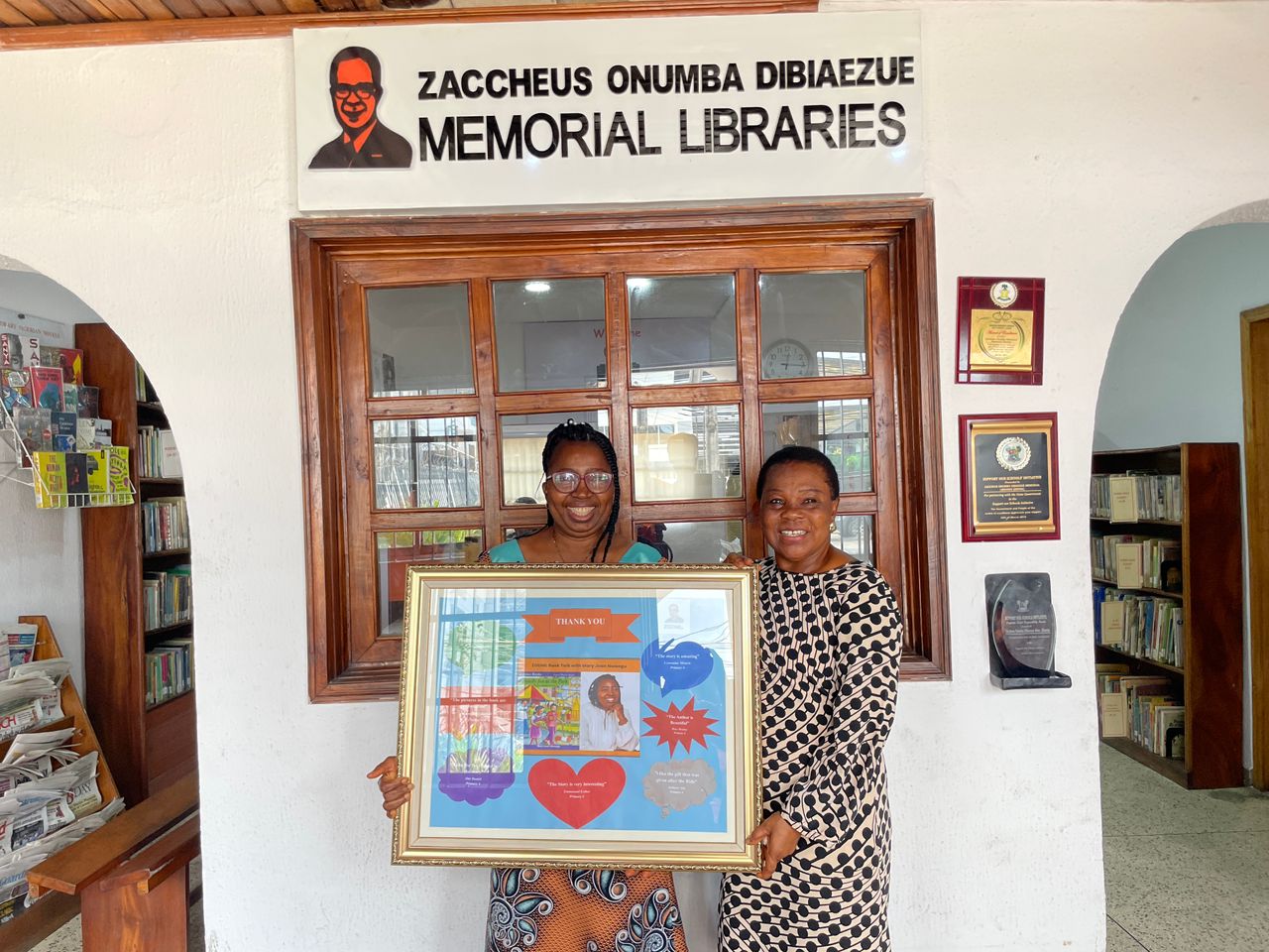 Dr Mary Nwaogu with the CEO ZODML