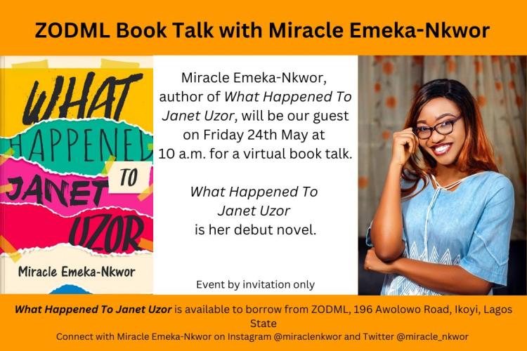 Book Talk with Miracle Emeka-Nkwor