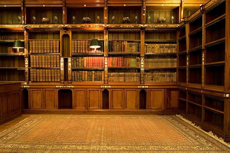 interior of library architecture