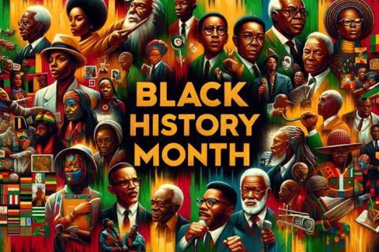 Images of notable black figures in history 