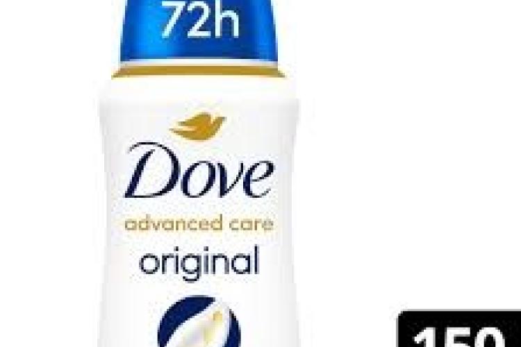 dove original deodorant with a blue cap