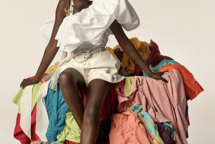 a black woman on vogue